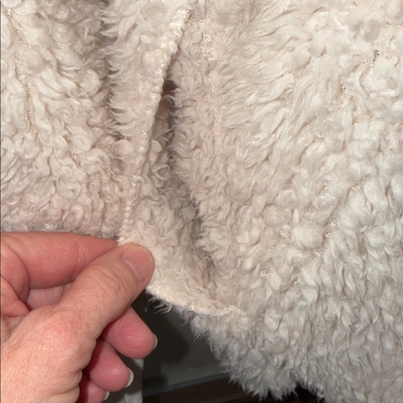 Ashley By 26 International Cream Hooded Teddy Bear Jacket - Picture 5 of 8